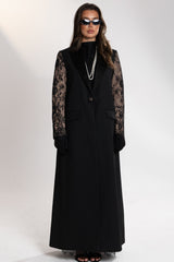 Lace aura abaya