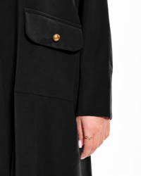 Dark black abaya