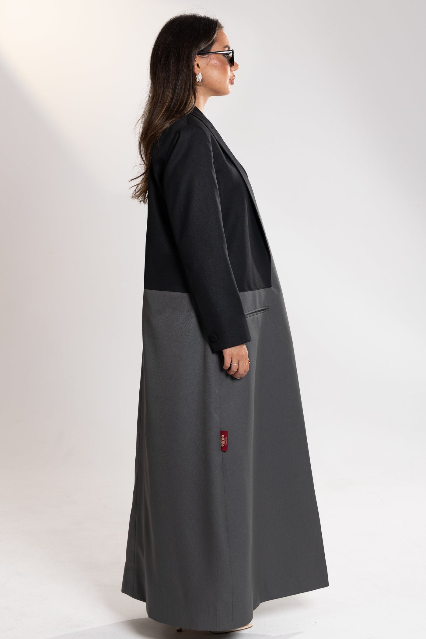 Long Esme Abaya blazer back view