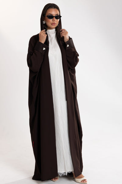 Luxury modest bisht style  by Esme Abaya