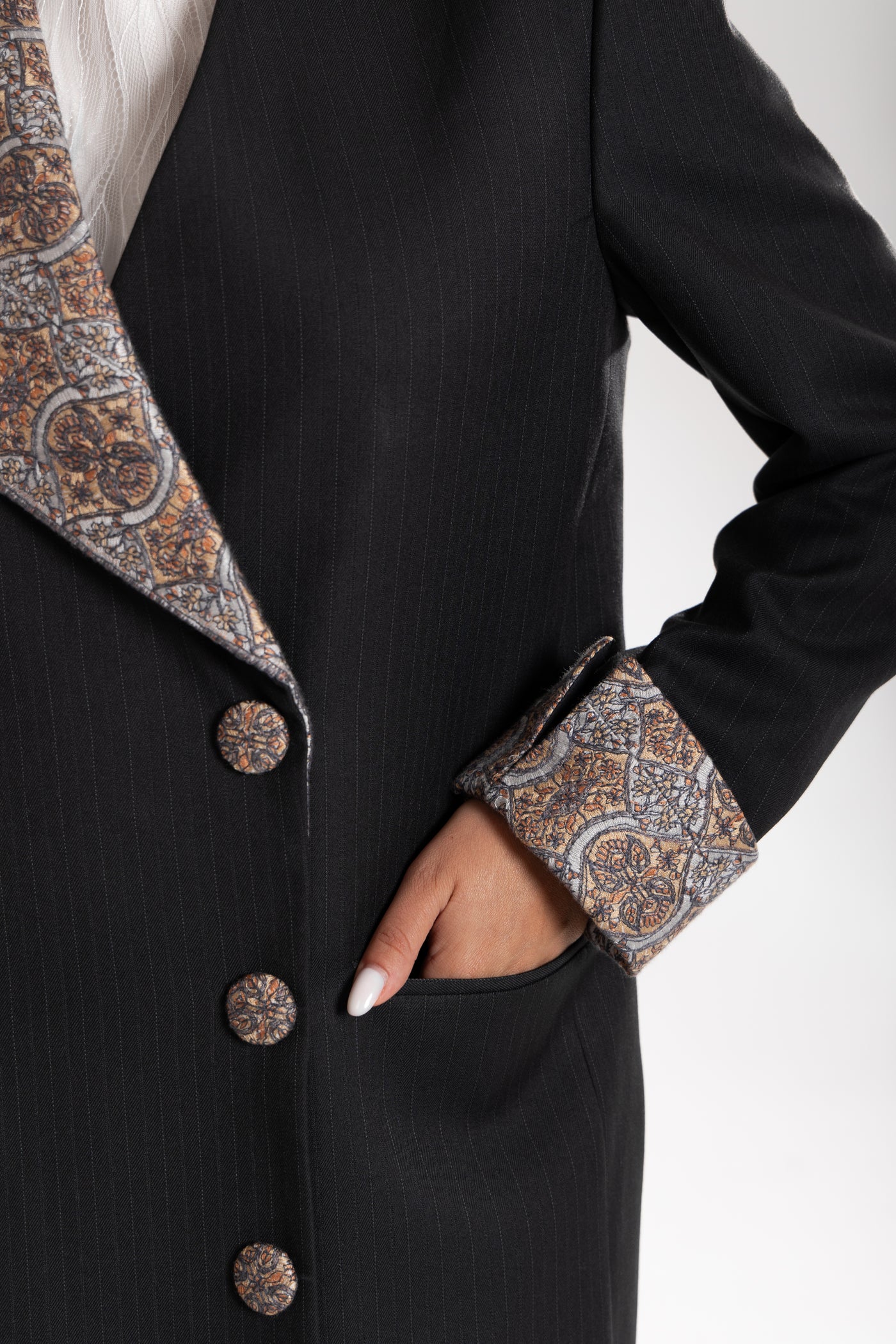 sleeve embroidery details by esme 