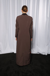 Full length look of Esmeabaya Noble Purple Blazer featuring structured fit and elegant finish