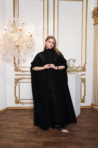 Styled look of Esmeabaya Nova Cape ideal for elegant everyday and formal wear