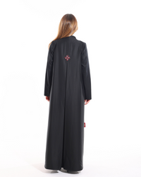 The Heritage Embroidered Blazer by Esme Abaya combining traditional inspired embroidery with contemporary modest elegance.
