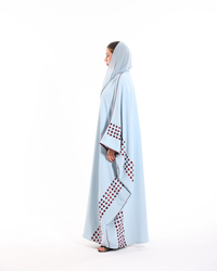 Love Notes Bisht featuring a sophisticated flowing style and elegant design for modern modest wear fashion.