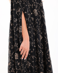 Luxury Embroidered Cape from Esme Abaya Summer '26 collection designed with a graceful silhouette and sophisticated elegance.