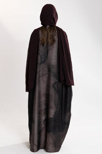 textured royal bisht by esme back view